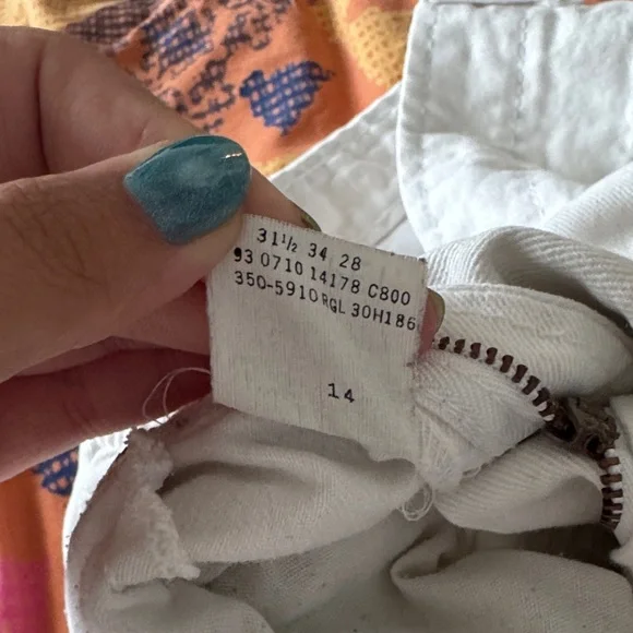 Lee Men's Straight Jeans - White - Picture 8 of 8